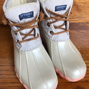 Sperry Big Kids Salt Water Duck Boots size 12